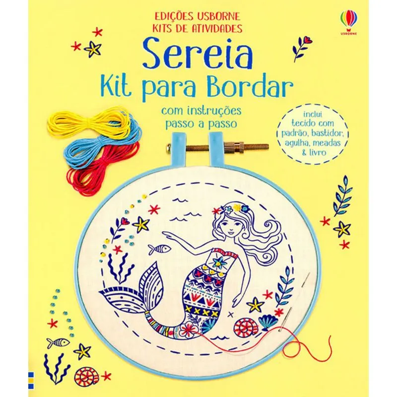 Sereia - Kit Para Bordar