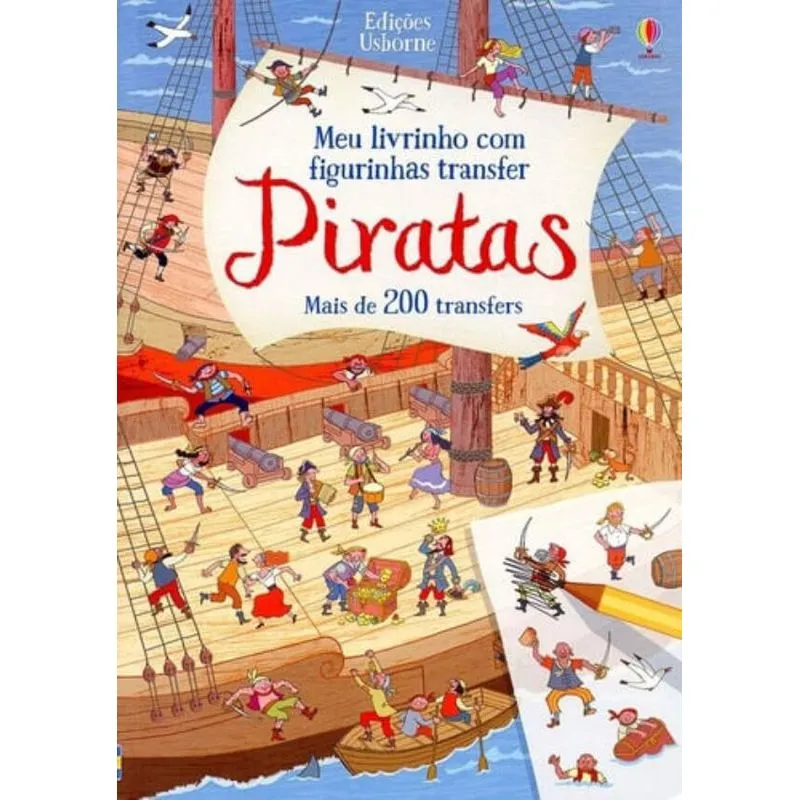 PIRATAS: MEU LIVRINHO COM FIGURINHAS TRANSFER