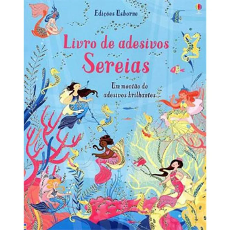 LIVRO DE ADESIVOS BRILHANTES - SEREIAS