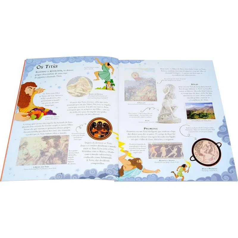 Mitos Gregos - Livro De Adesivos