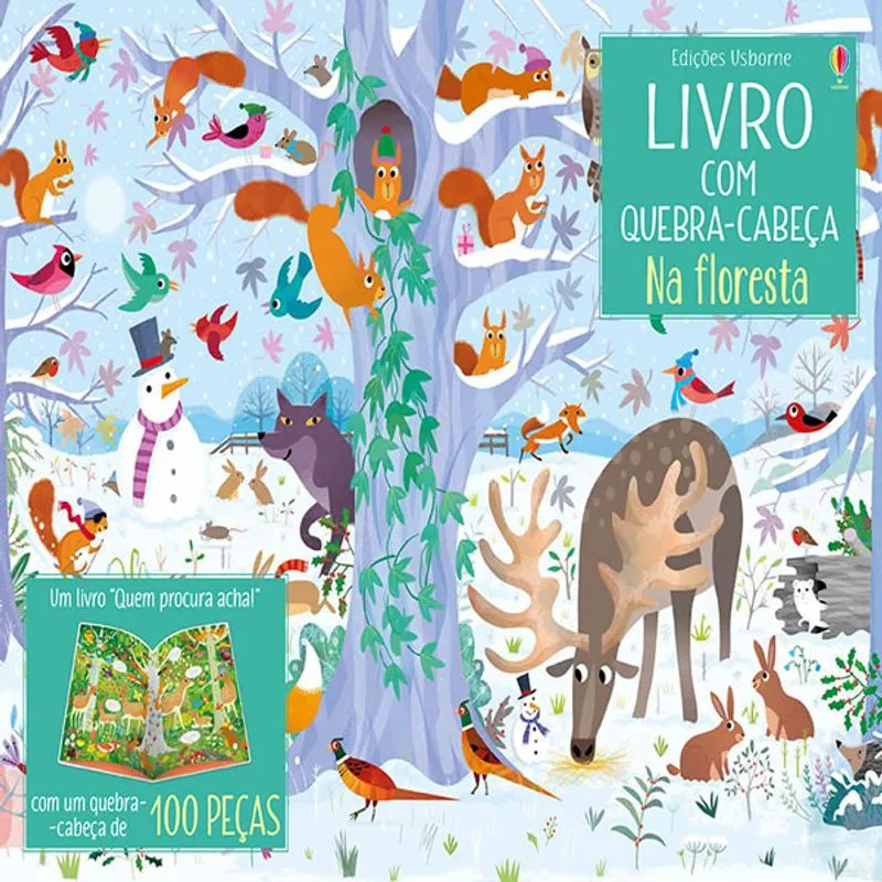 Na Floresta - Livro Com Quebra-cabeca