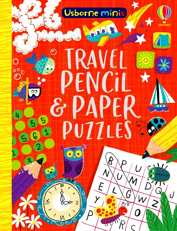 Usborne Minis Travel Pencil & Paper Puzzles