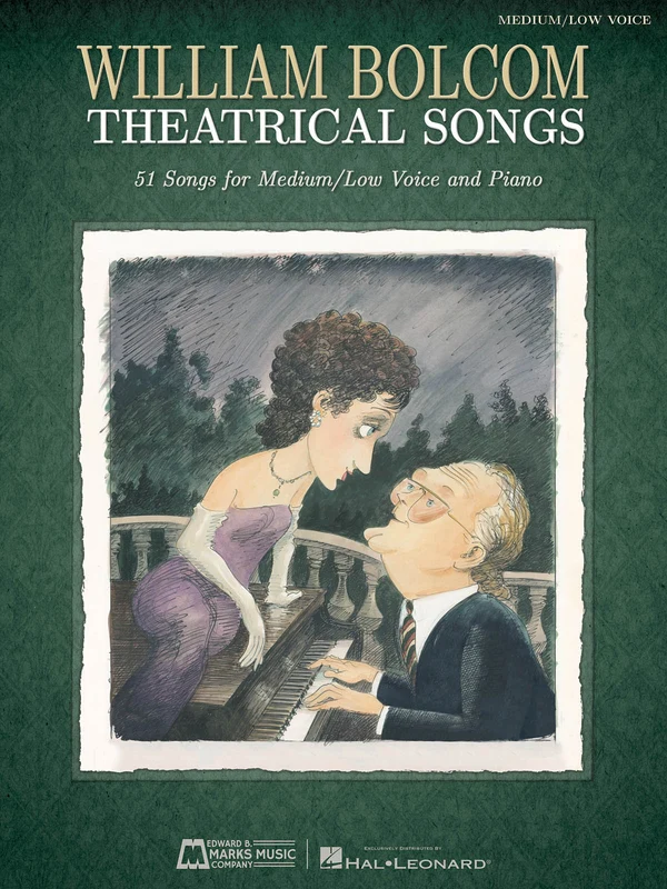 William Bolcom: Theatrical Songs Medium/Low Voice 低音