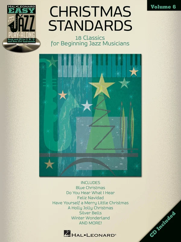 Christmas Standards Easy Jazz Play-Along Volume 6 爵士音樂