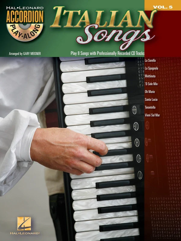 Italian Songs Accordion Play-Along Volume 5