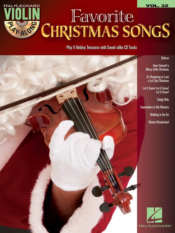 Favorite Christmas Songs Violin Play-Along Volume 32 小提琴