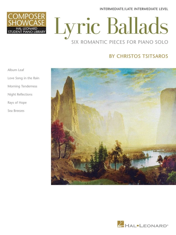 Lyric Ballads Six Romantic Pieces for Piano Solo 敘事曲 小品 鋼琴 獨奏