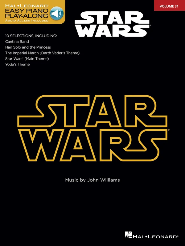 Star Wars Easy Piano Play-Along Volume 31 鋼琴