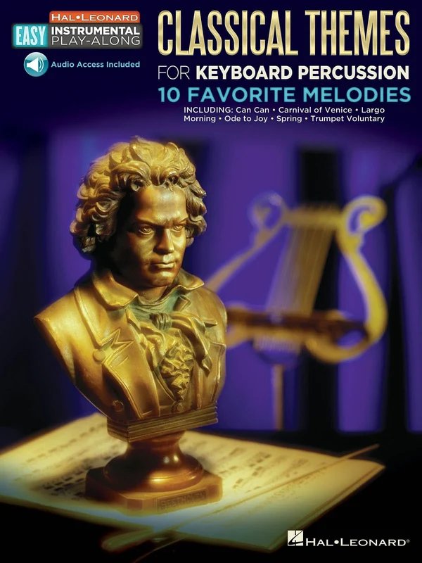 Classical Themes - 10 Favorite Melodies Keyboard Percussion Easy Instrumental Play-Along Book with Online Audio Tracks 古典 擊樂器