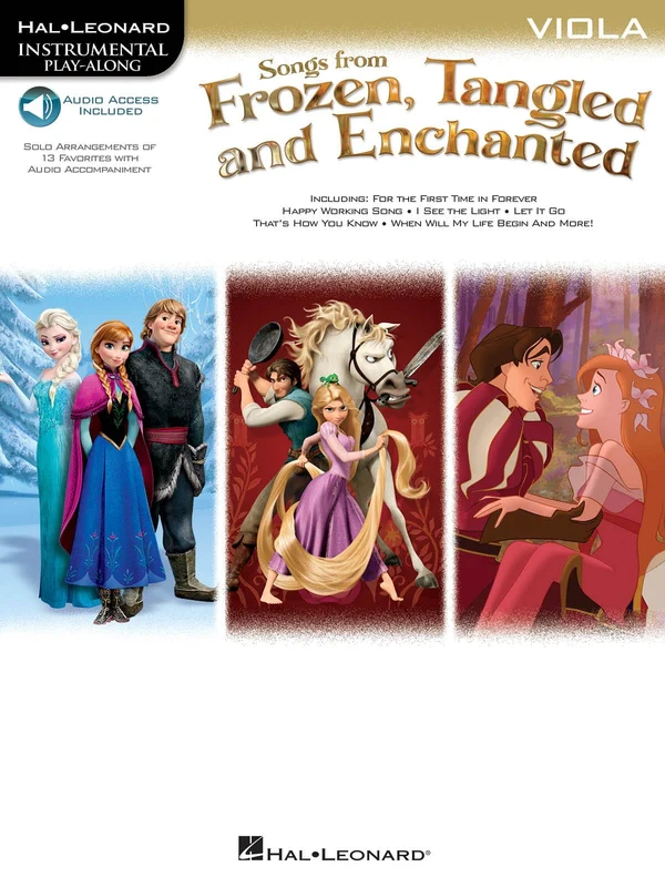 Songs from Frozen, Tangled and Enchanted Viola 中提琴