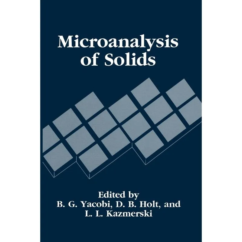 Microanalysis of Solids