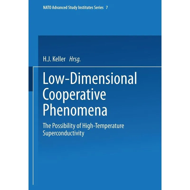 Low-Dimensional Cooperative Phenomena