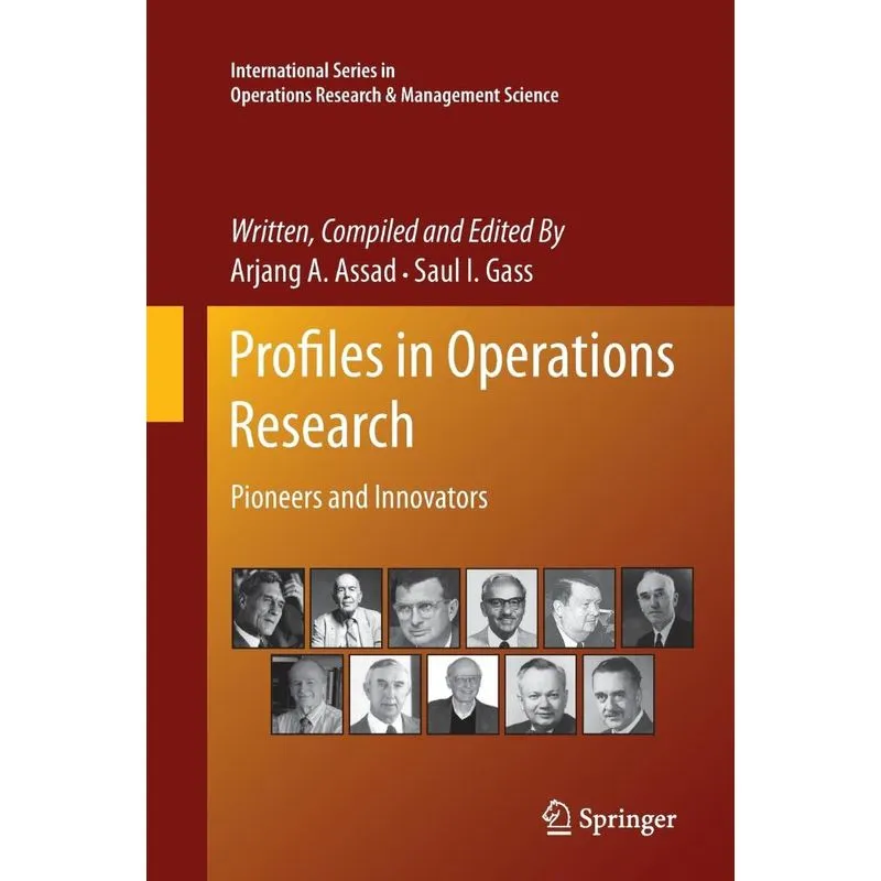 Profiles in Operations Research