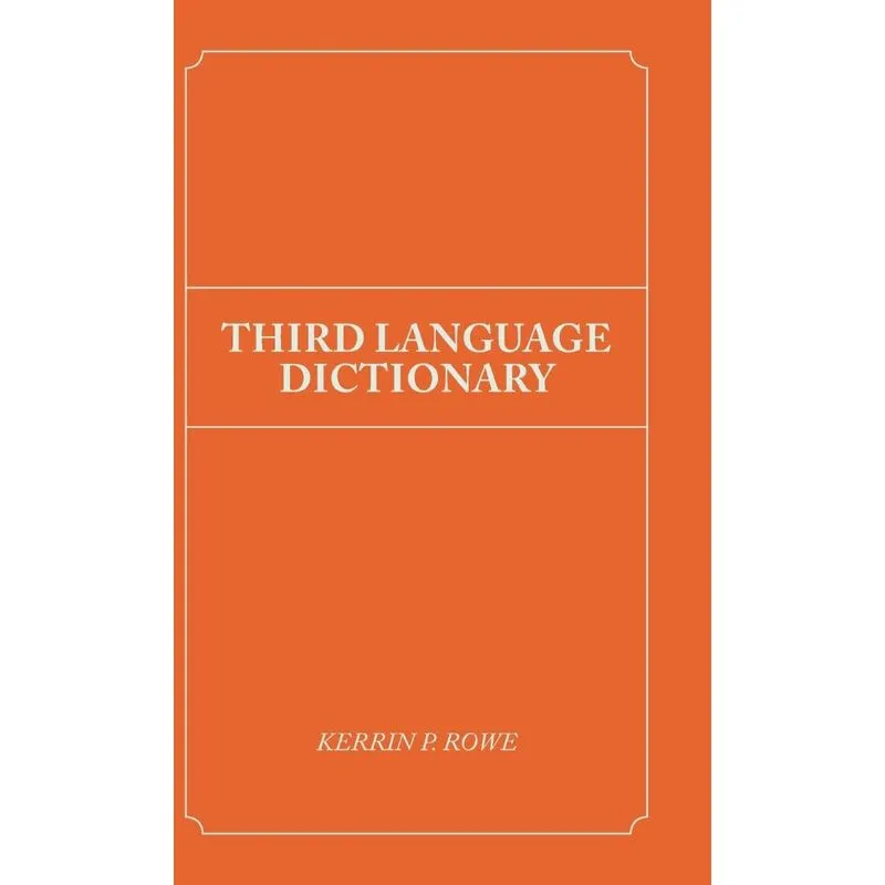 Third Language Dictionary