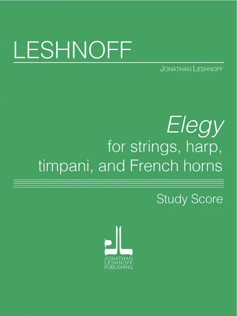 Elegy for strings, harp, timpani and French horns