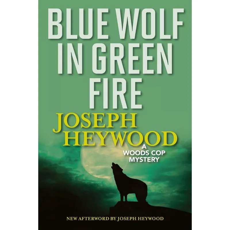 Blue Wolf In Green Fire