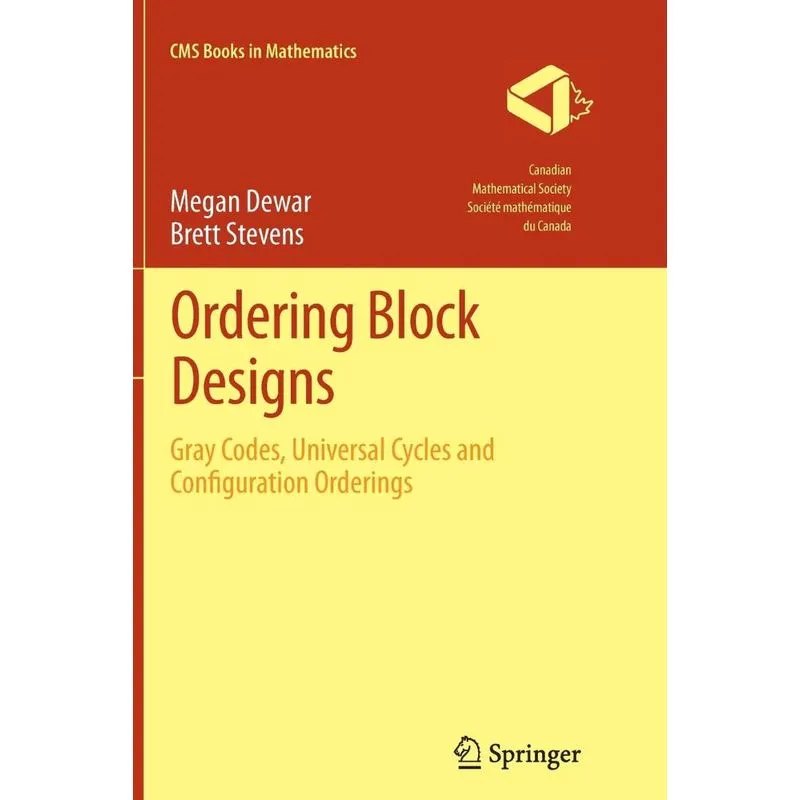 Ordering Block Designs