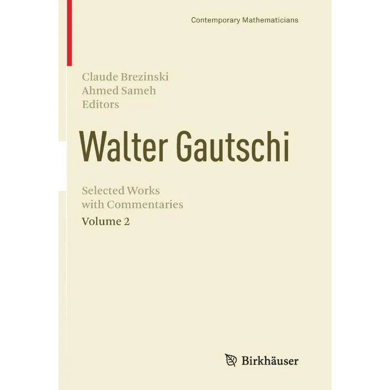 Walter Gautschi, Volume 2