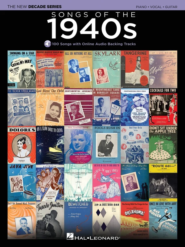 Songs of the 1940s The New Decade Series with Online Play-Along Backing Tracks