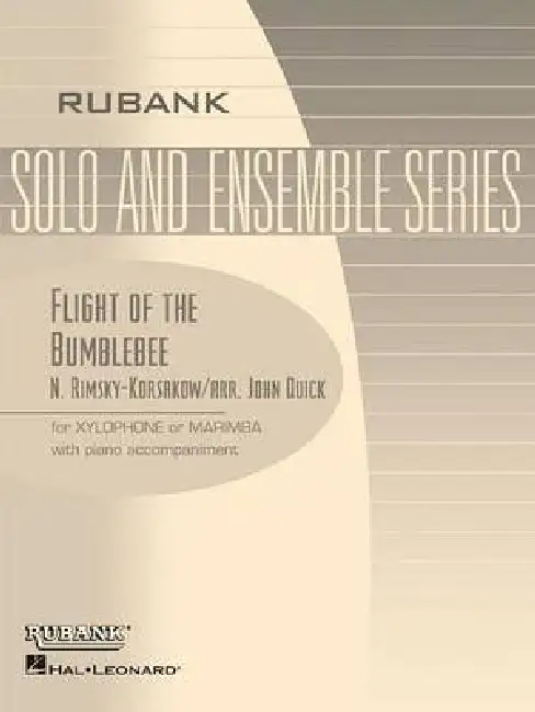 Flight of the Bumble Bee: Xylophone/Marimba Solo with Piano - Grade 4 Paperback