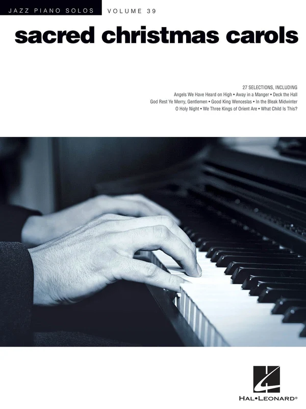 Sacred Christmas Carols Jazz Piano Solos Series Volume 39 耶誕頌歌 爵士音樂鋼琴 獨奏