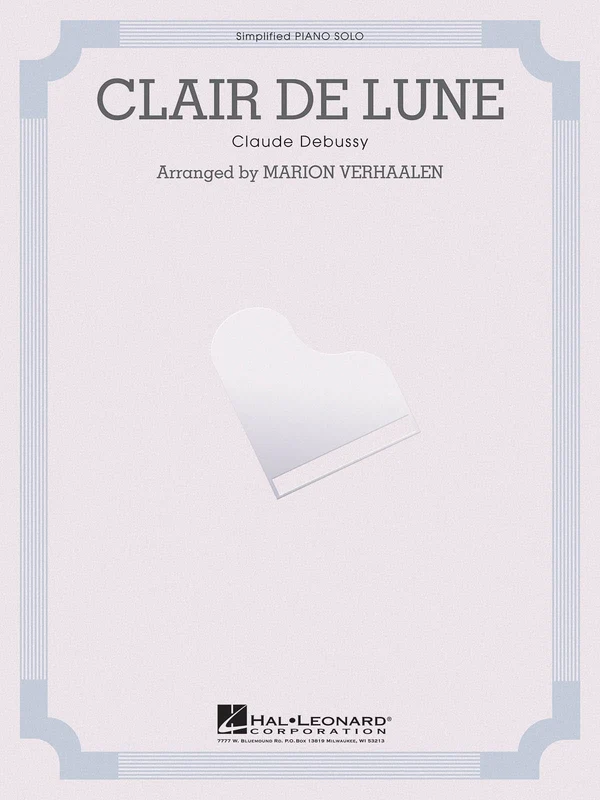 Claude Debussy: Clair de Lune — Piano/Keyboard