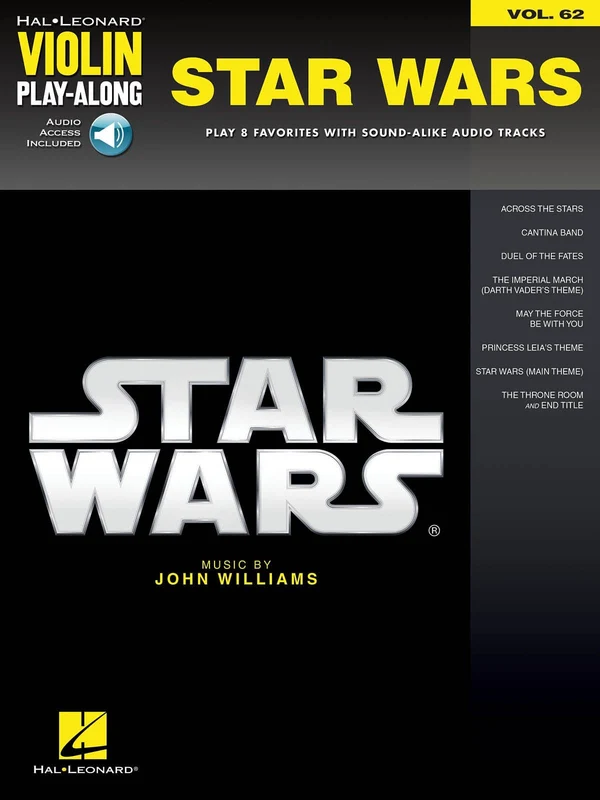Star Wars Violin Play-Along Volume 62 小提琴