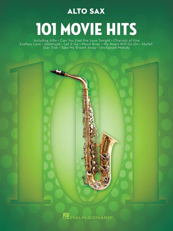 101 Movie Hits for Alto Sax 中音薩氏管
