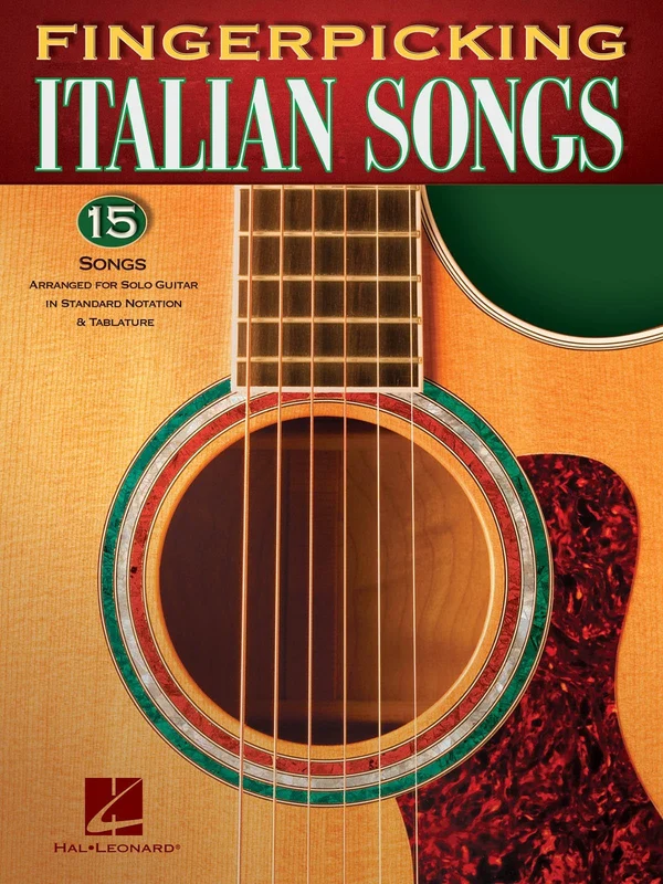 Fingerpicking Italian Songs 15 Songs Arranged for Solo Guitar in Standard Notation & Tab 獨奏 吉他