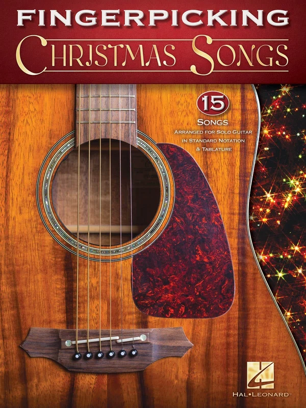 Fingerpicking Christmas Songs 15 Songs Arranged for Solo Guitar in Standard Notation & Tab 獨奏 吉他