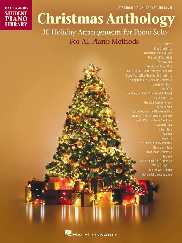 Christmas Anthology Late Elementary to Intermediate Level Piano Solos for All Piano Methods 鋼琴 獨奏 鋼琴