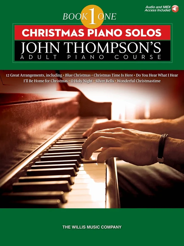 Christmas Piano Solos John Thompson's Adult Piano Course (Book 1) - Elementary Level 鋼琴 獨奏 鋼琴