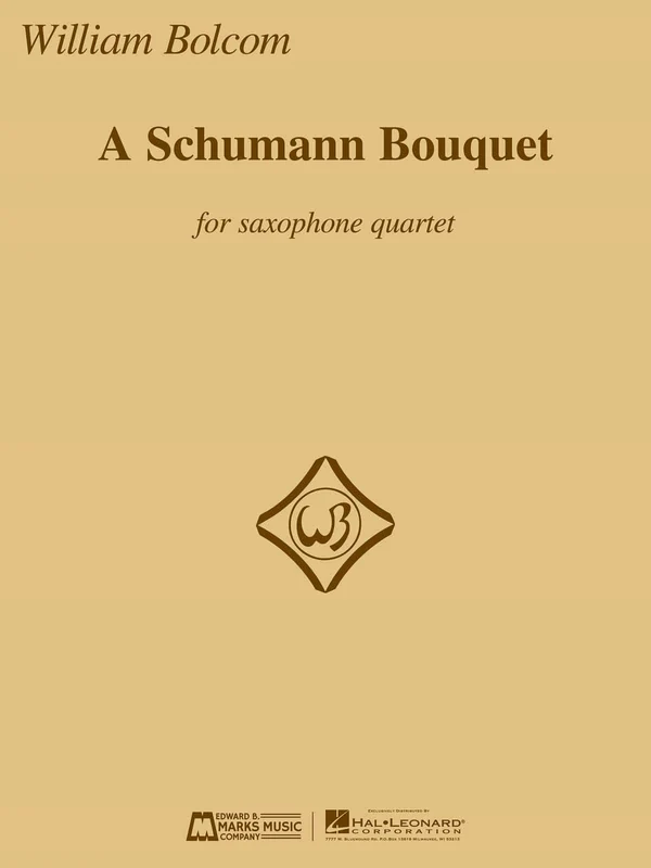 A Schumann Bouquet for Saxophone Quartet 舒曼羅伯特 薩氏管 四重奏