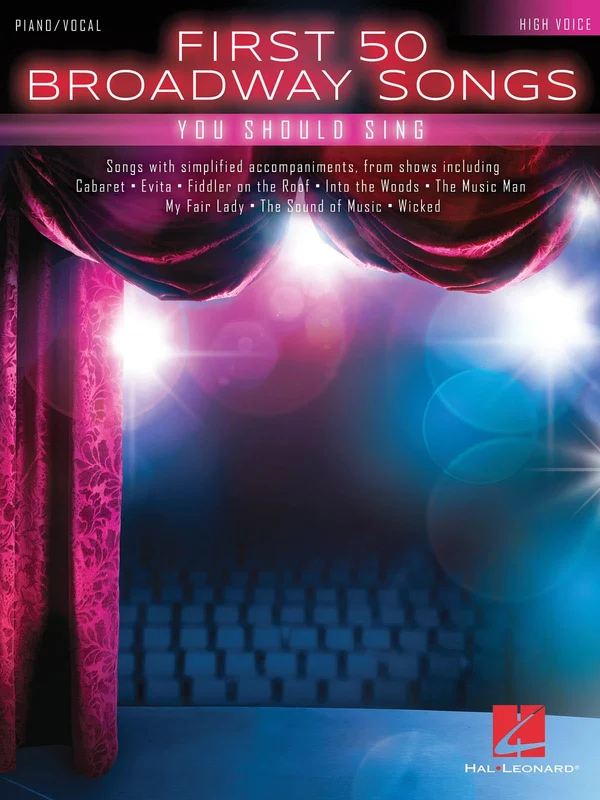 First 50 Broadway Songs You Should Sing High Voice 百老匯 高音