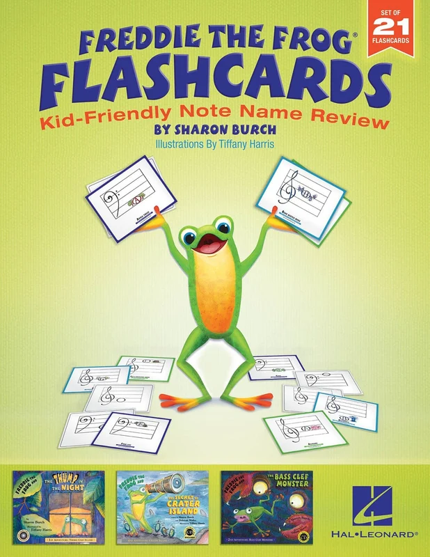 Freddie the Frog® Flashcards Kid-Friendly Note Name Review 音符