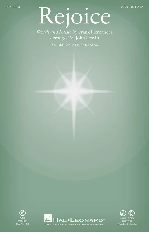 Frank Hernandez: Rejoice — SAB