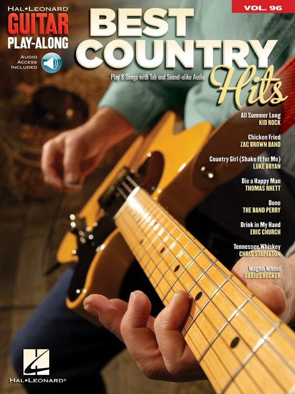 Best Country Hits Guitar Play-Along Volume 96 吉他