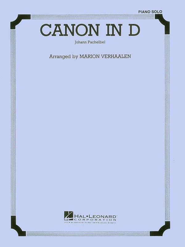 Canon in D - Piano or Organ Solo Piano or Organ Solo 帕海貝爾約翰 卡農曲 鋼琴 管風琴 獨奏 鋼琴 管風琴 獨奏