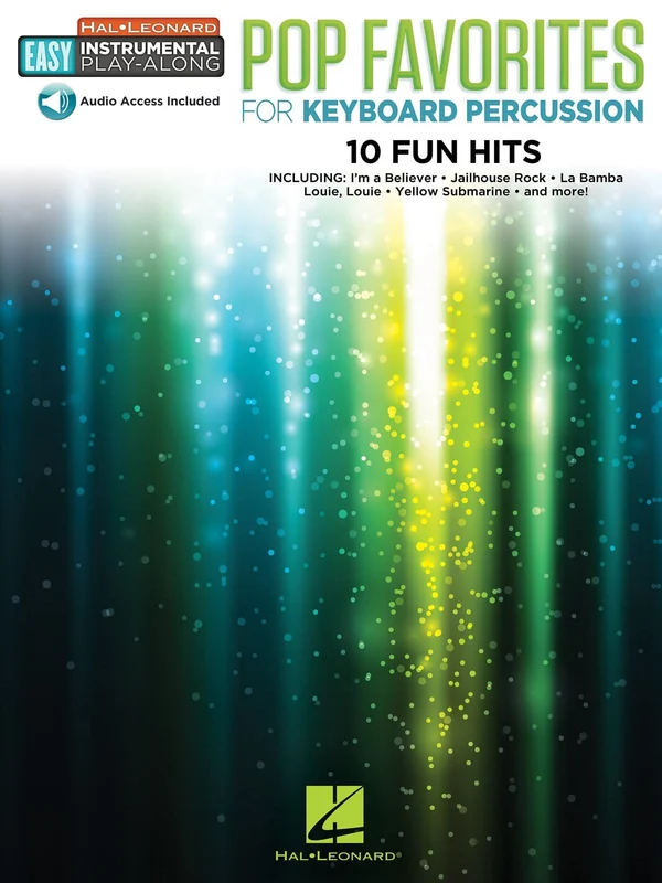 Pop Favorites - 10 Fun Hits Keyboard Percussion Easy Instrumental Play-Along Book with Online Audio Tracks 擊樂器