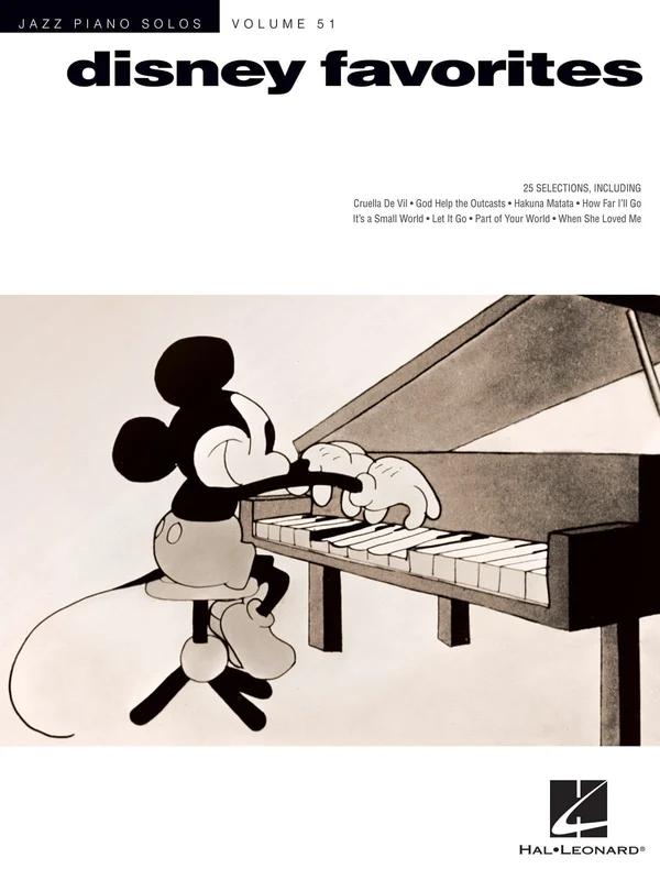 Disney Favorites Jazz Piano Solos Series Volume 51 爵士音樂鋼琴 獨奏