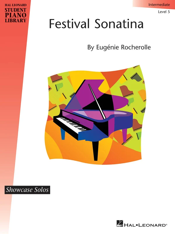 Festival Sonatina Hal Leonard Student Piano Library Showcase Solos, Level 5/Intermediate 小奏鳴曲 鋼琴 獨奏