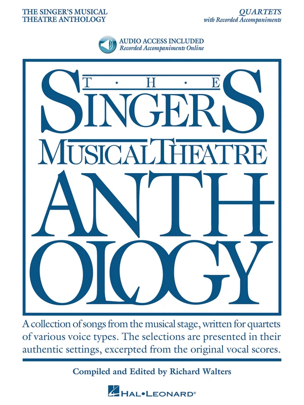 Singer's Musical Theatre Anthology - Quartets Book/Online Audio 四重奏