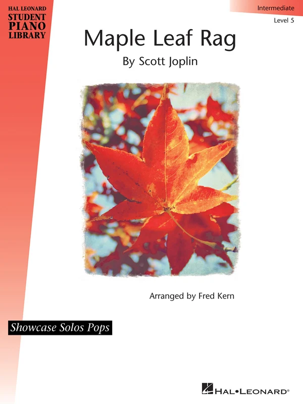 Maple Leaf Rag Hal Leonard Student Piano Library Showcase Solos Pops Intermediat 喬普林 繁音曲 鋼琴 獨奏