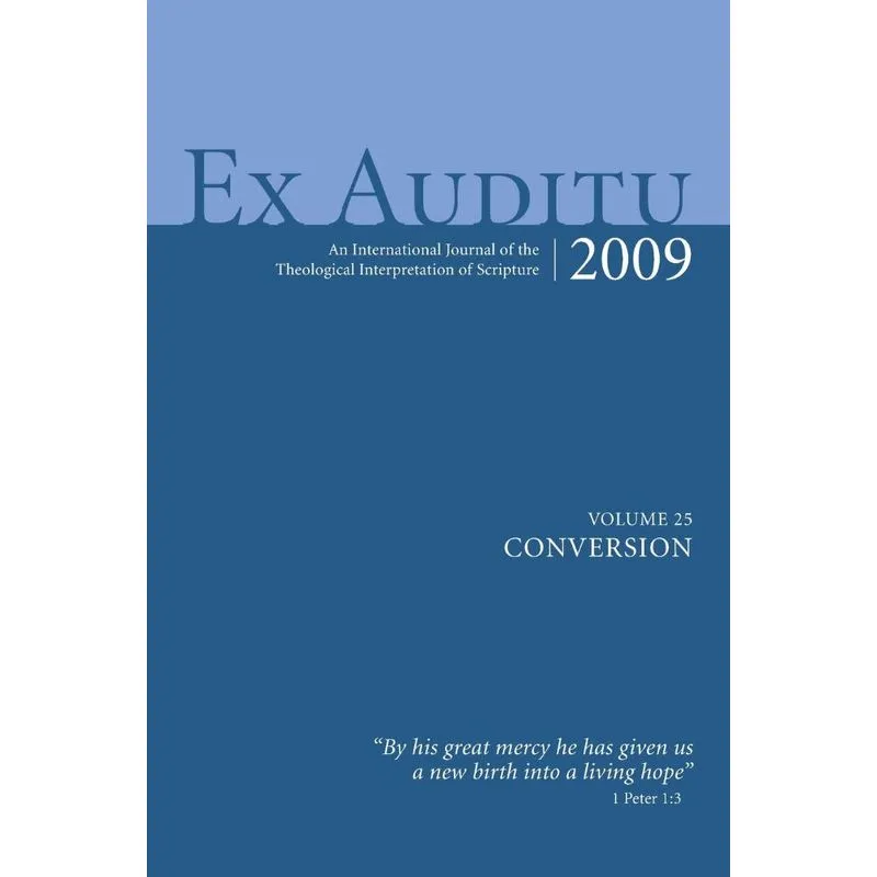 Ex Auditu - Volume 25