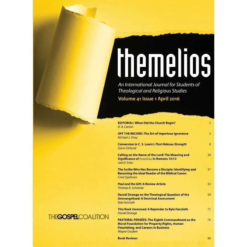 Themelios, Volume 41, Issue 1