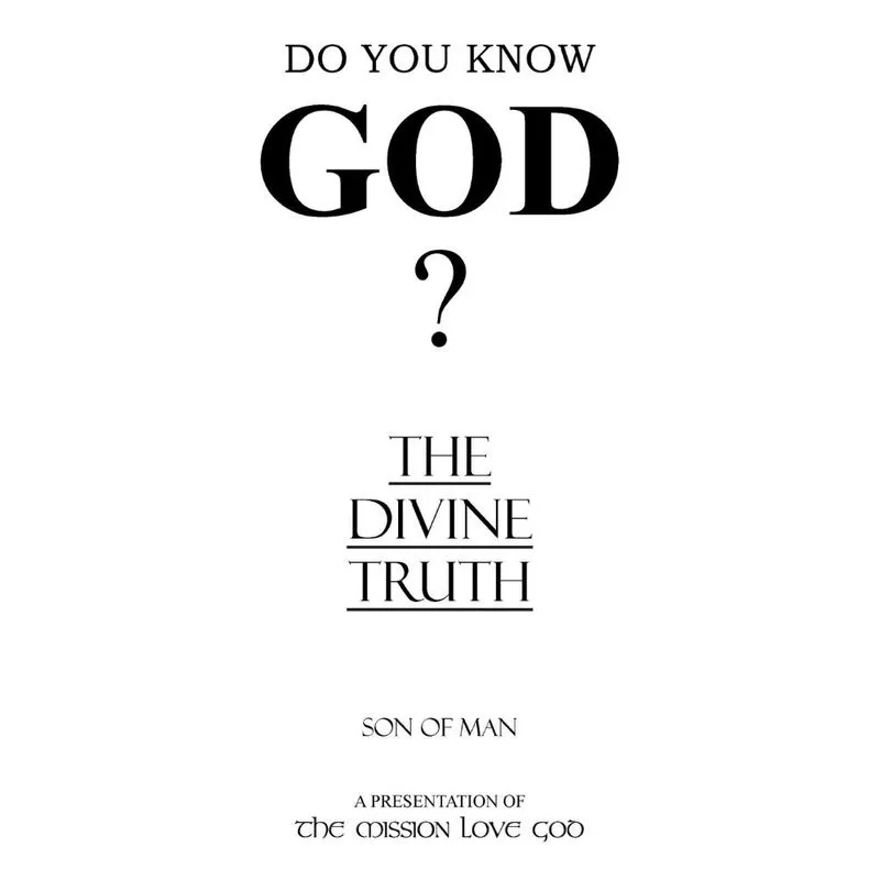 The Divine Truth