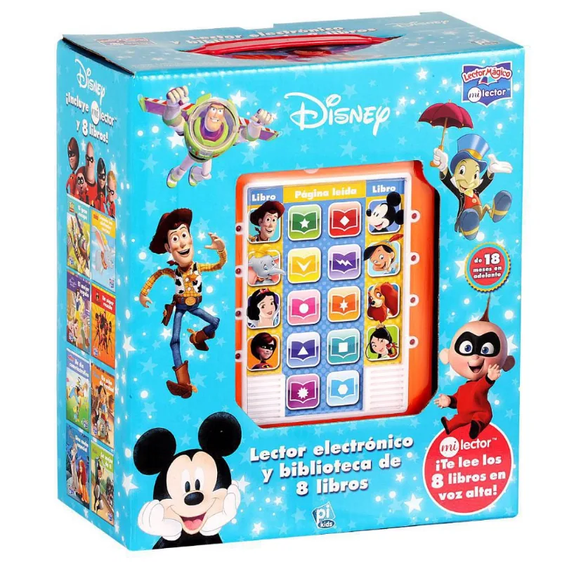 Lector Magi 8Libros Disney Adv, DISNEY