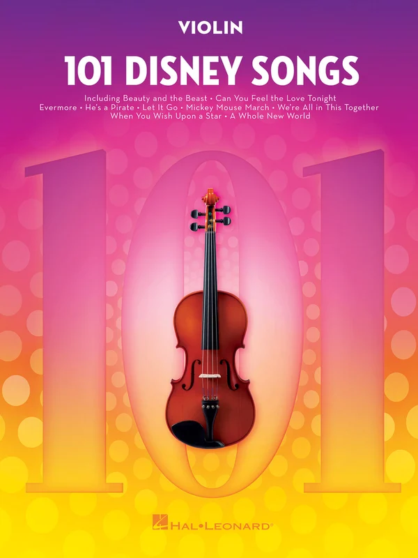 101 Disney Songs for Violin 小提琴
