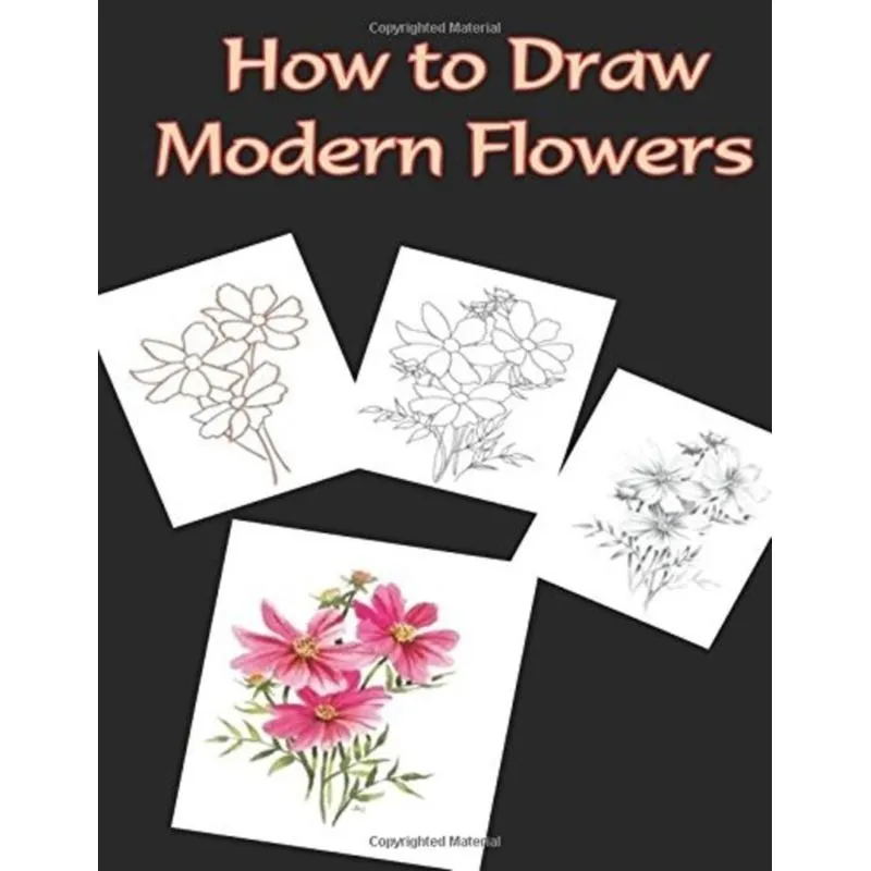 HOW TO DRAW MODERN FLOWERS