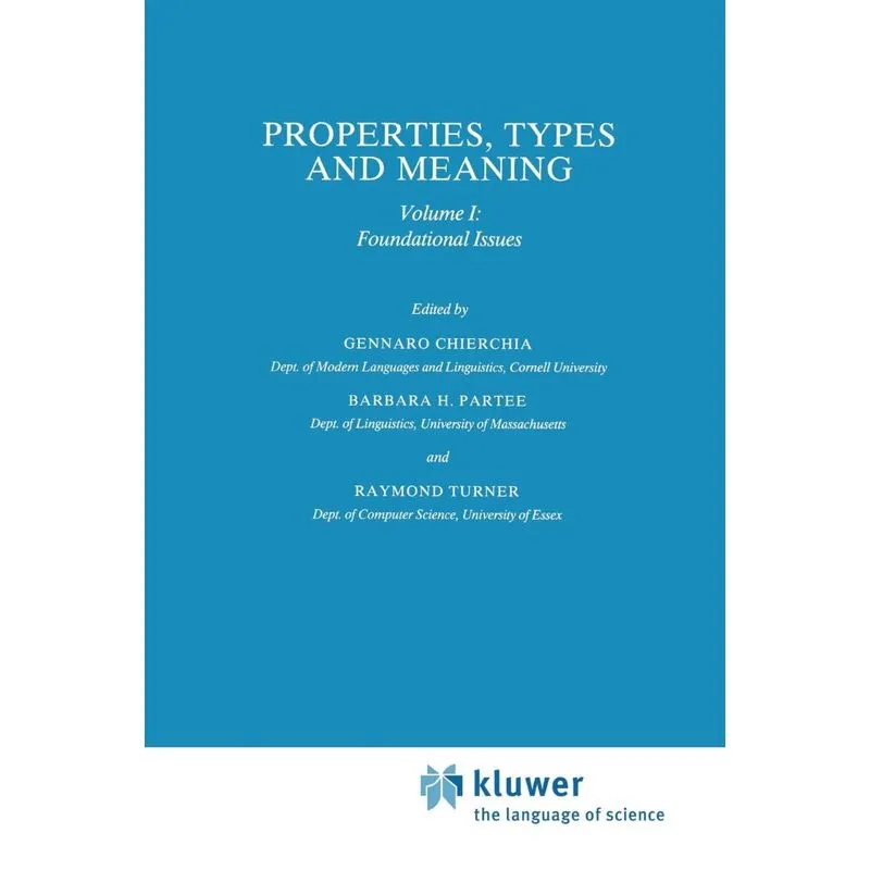 Properties, Types and Meaning
